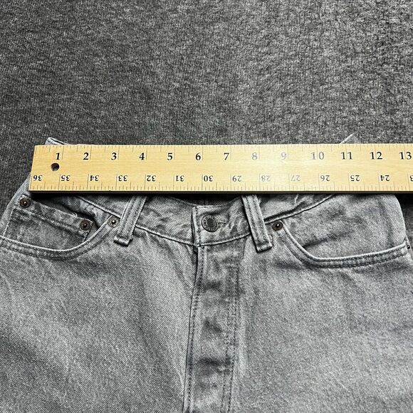 Vintage Levi's 501 Jeans Women's Size 5 (23x30) Gray USA Made 80's Button Fly - Picture 8 of 14